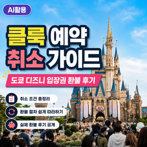 클룩 예약 취소 가이드┃도쿄 디즈니 입장권 환불 후기 - 7