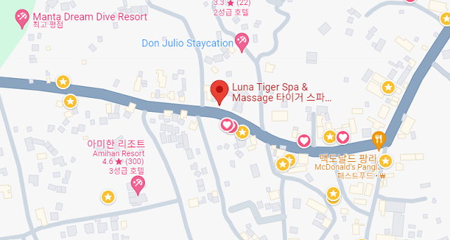 보홀 마사지 타이거 스파 위치