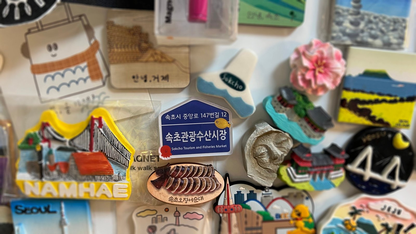 속초 기념품샵 신기루상점에서 오징어순대 마그넷 사왔어요 - 10