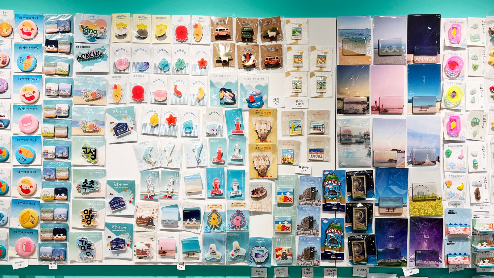 속초 기념품샵 신기루상점에서 오징어순대 마그넷 사왔어요 - 9