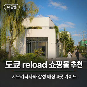 도쿄 reload 쇼핑몰 추천┃시모키타자와 감성 매장 4곳 가이드 - 9
