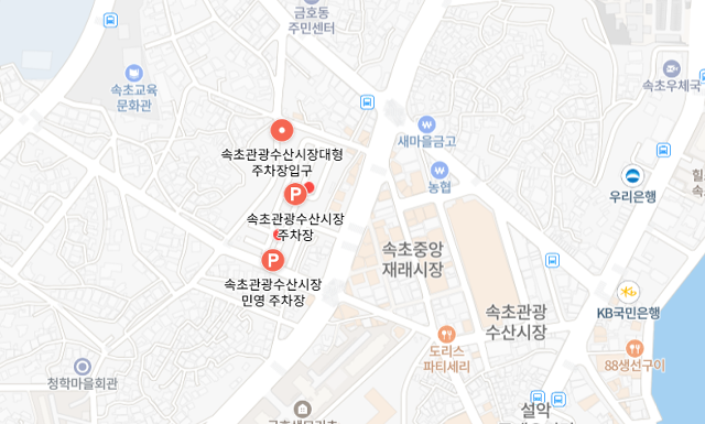 속초중앙시장 먹거리 투어와 회포장 추천 - 1