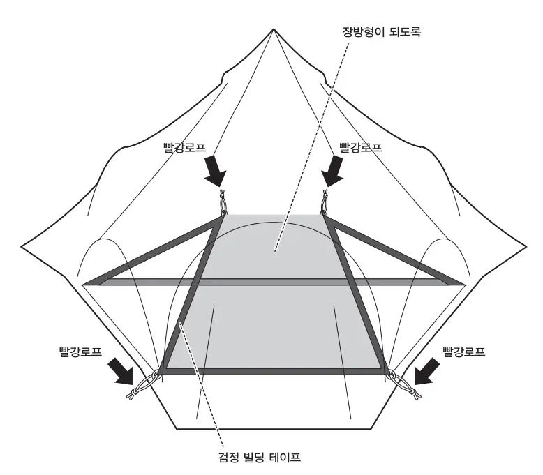 스피어헤드Pro L 피칭 방법 소개 스노우피크 아이보리 쉘터 - 7