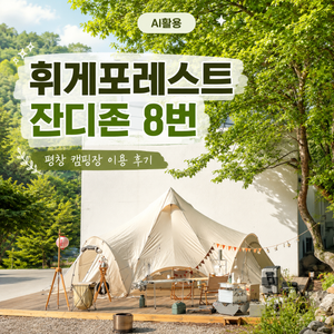 휘게포레스트 잔디존 8번┃평창 캠핑장 이용 후기 - 4