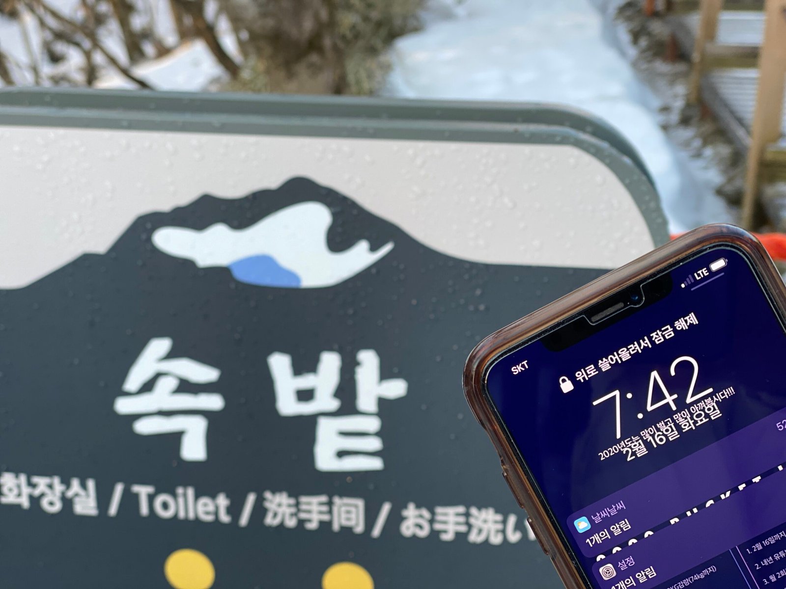 한라산 겨울 성판악코스 등반과 백록담 본 후기 등산 초보 - 11