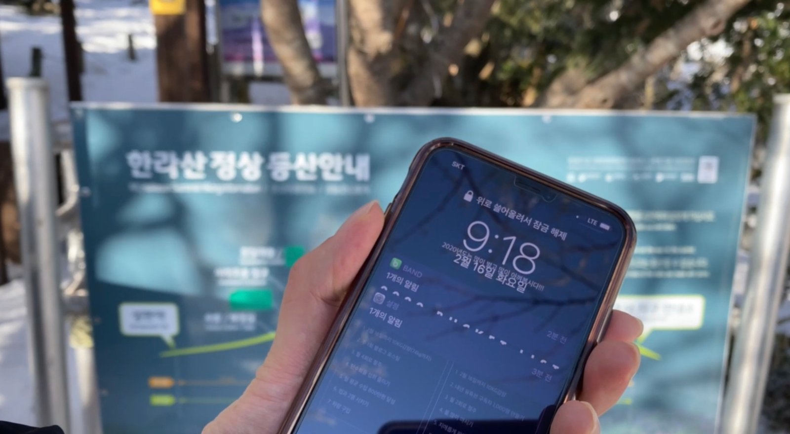 한라산 겨울 성판악코스 등반과 백록담 본 후기 등산 초보 - 17