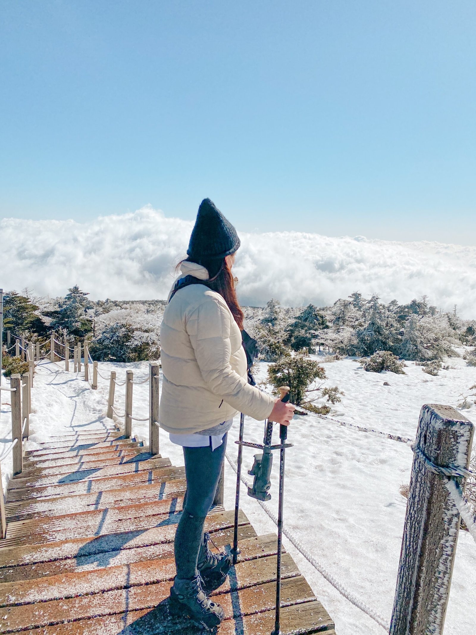 한라산 겨울 성판악코스 등반과 백록담 본 후기 등산 초보 - 20