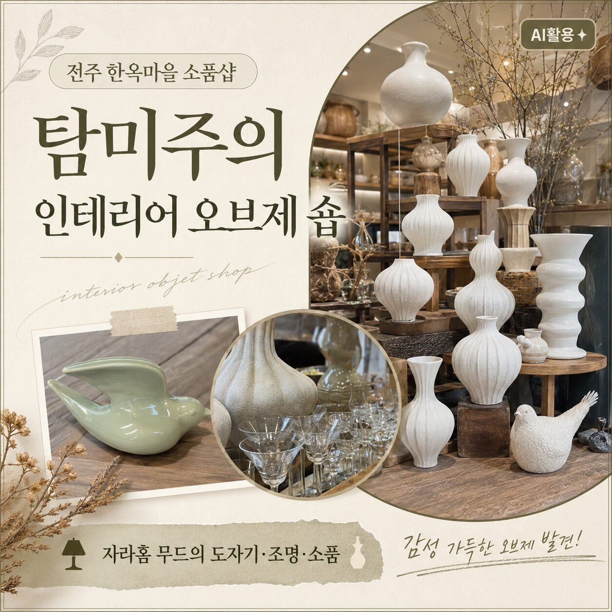 전주 소품샵 탐미주의|자라홈 감성 인테리어 오브제 구경 전주 소품샵 탐미주의 자라홈 감성 인테리어 오브제 썸네일