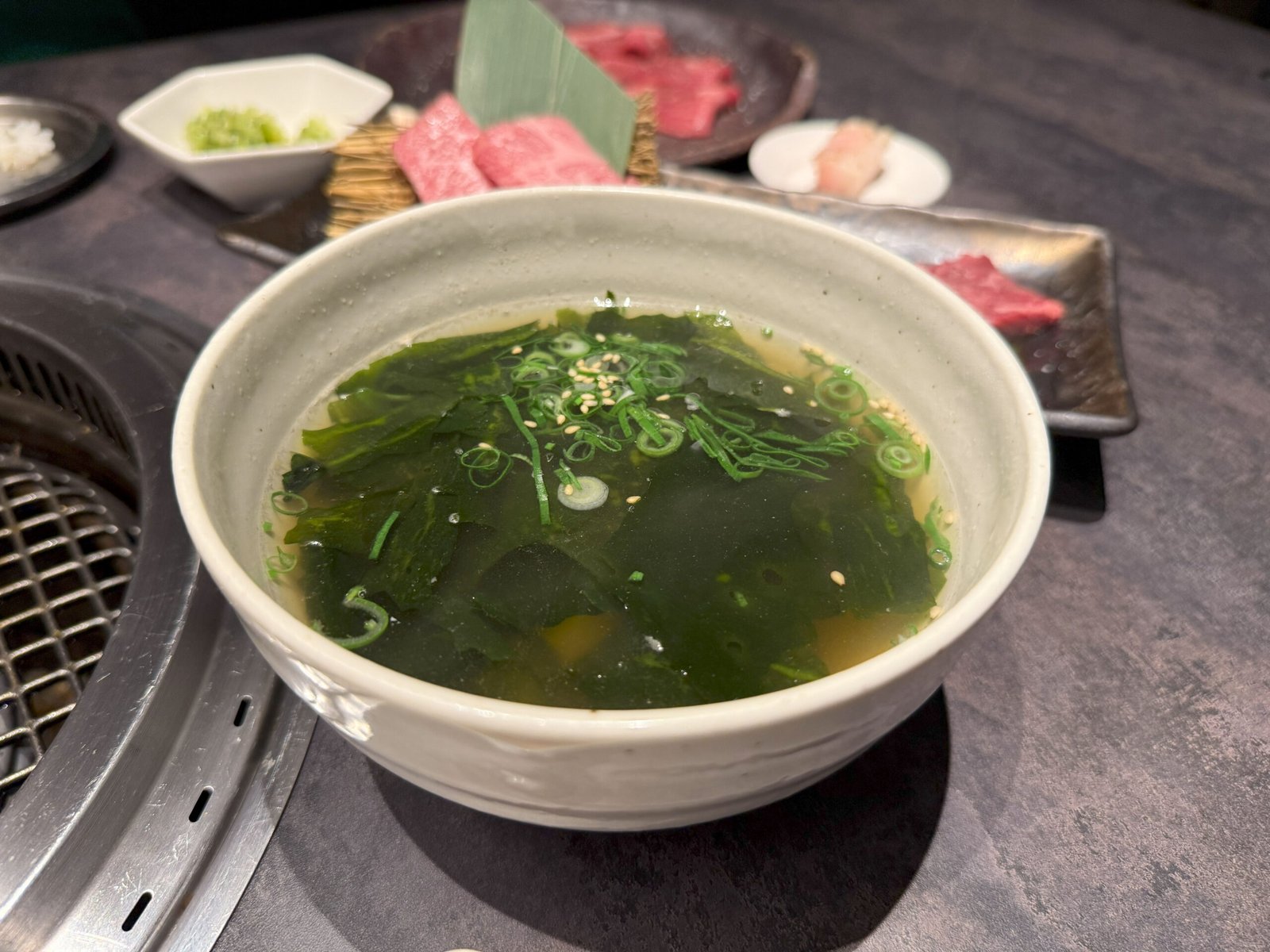 교토 야키니쿠 맛집 쿠로자쿠라 하치조구치 미역국