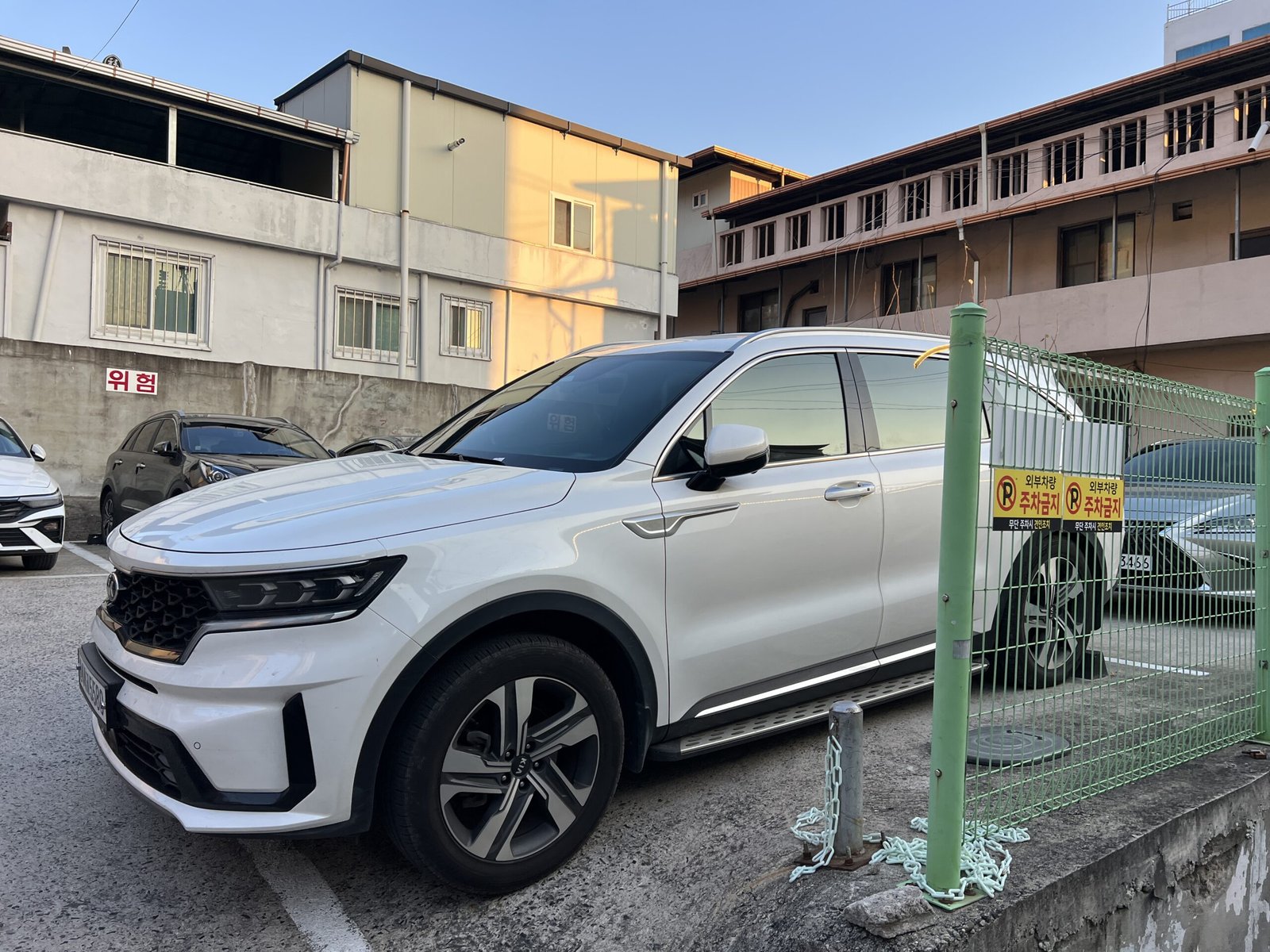 안동 숙소 월영호텔 주차장