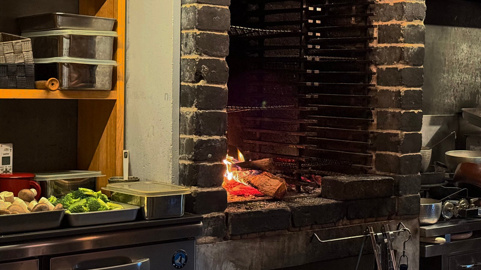 교토 이자카야 맛집 고오우도오(五燠堂) 화덕의 모습