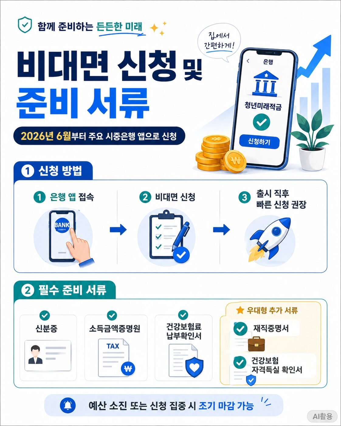 청년미래적금 총정리┃청년도약계좌 비교, 가입 조건 및 혜택 가이드 청년미래적금 비대면 가입