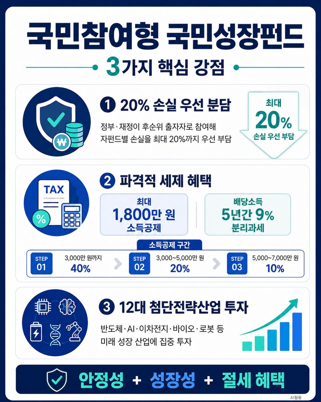 국민참여형 국민성장펀드 소득공제