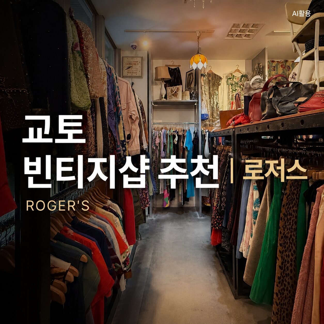교토 빈티지샵 추천┃로저스 ROGER'S 테라마치 쇼핑 코스 - 1