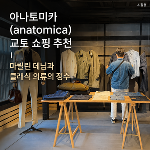 아나토미카(anatomica) 교토 쇼핑 추천┃마릴린 데님과 클래식 의류의 정수 - 2