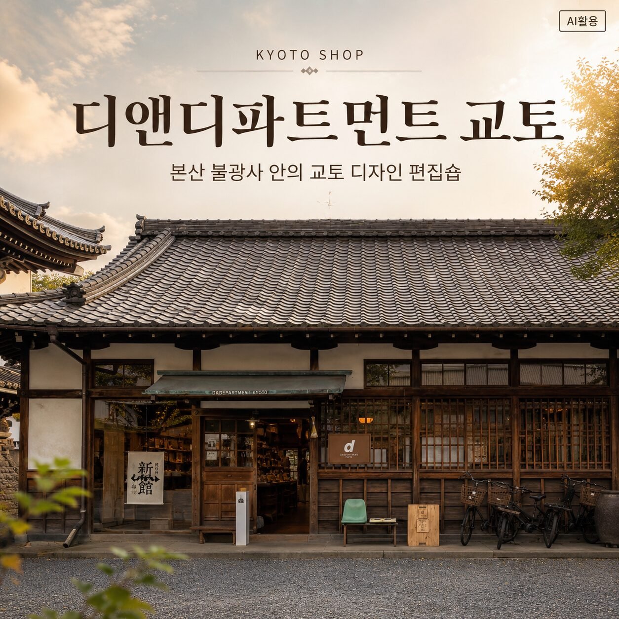 디앤디파트먼트 교토┃불광사 안 디자인숍 기념품 쇼핑·카페 후기 - 2