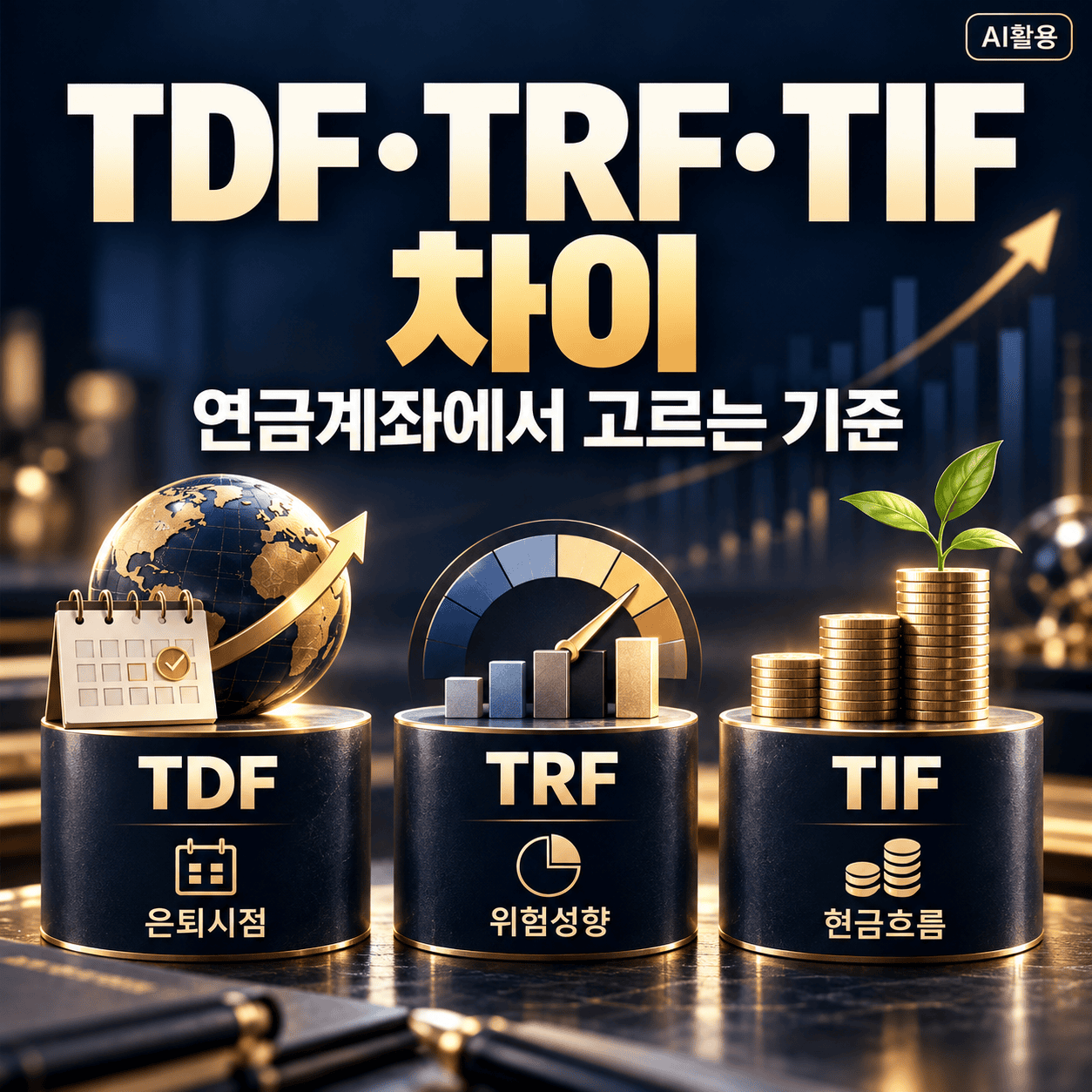 TDF TRF TIF 차이┃연금계좌에서 고르는 기준과 운용법 - 3