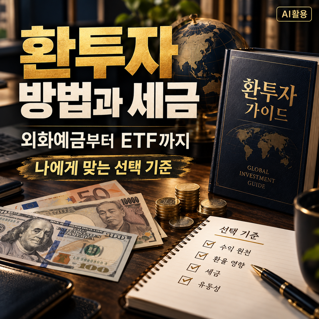 나에게 맞는 환투자 방법과 세금┃외화예금부터 ETF까지 어떻게 고를까 - 1