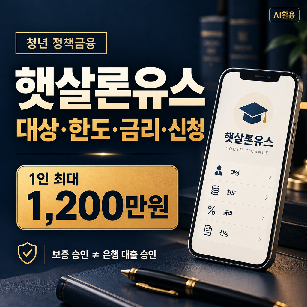 햇살론유스┃청년 대상·한도·금리·신청 절차 정리 - 1
