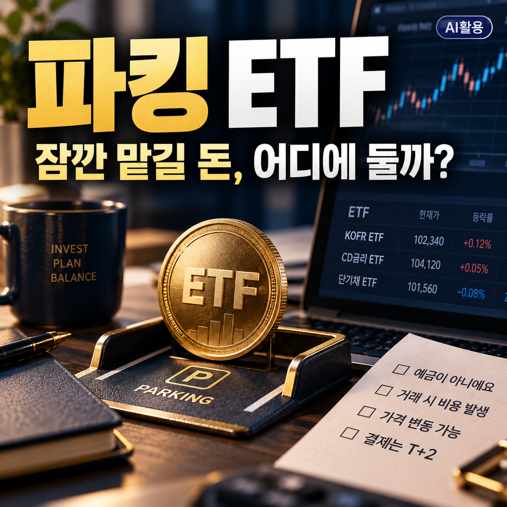 파킹 ETF┃잠깐 맡길 돈이라면 수익률보다 먼저 볼 5가지 - 1
