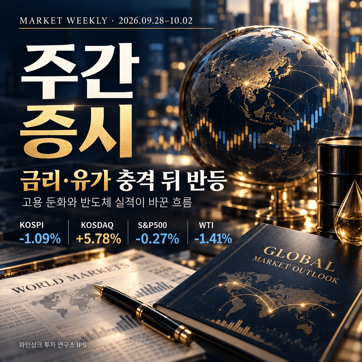 주간 증시┃9월 28일~10월 2일, 금리·유가 충격 뒤 왜 반등했나 - 2