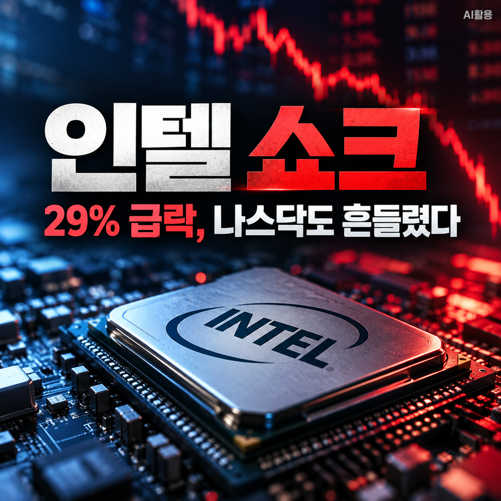 인텔 쇼크 29% 급락, 나스닥도 흔들렸다 썸네일