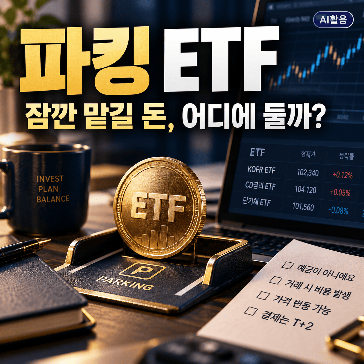 파킹 ETF의 운용 방식과 거래 조건을 살피는 투자 대기자금 안내 썸네일